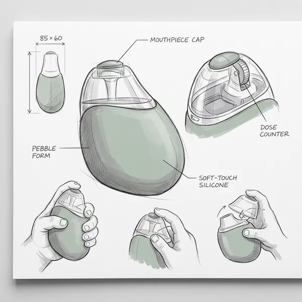 Pebble · Design sketch on paper